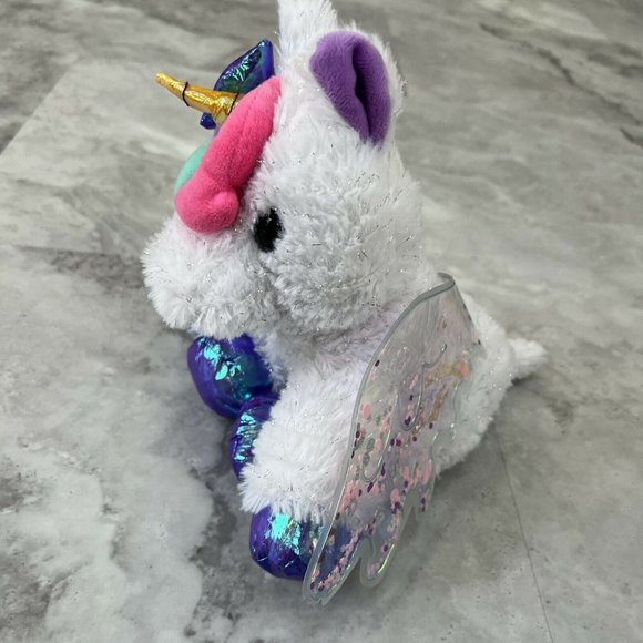 Barbie Dreamtopia Kiss & Care Unicorn Plush Stuffed Toy Sounds Work - Picture 5 of 8